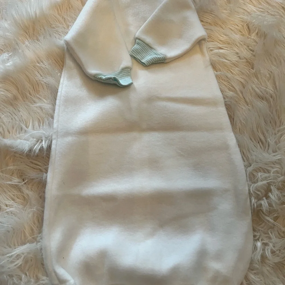 Vintage Carters White Teddy Bear Sleepsack One Size